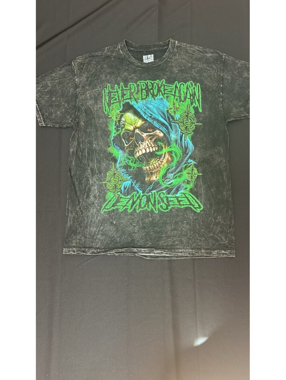 New NBA YoungBoy Never Broke Again T Shirt Mens Large Black Skull Graphic